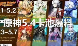 原神4.6卡池爆料最新,新角色与限定武器大揭秘！